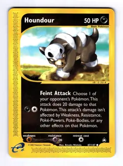 Houndour (87) Aquapolis #087 (2003) Common LP Pokemon - Image 1