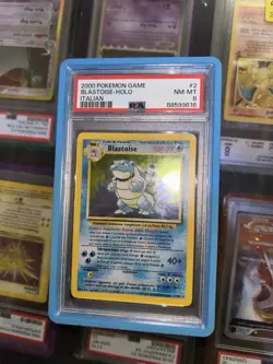 Blastoise Holo Italian PSA 8 Pokemon Base Set - Image 1