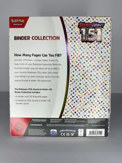 NEW Pokemon TCG Scarlet & Violet 151 Binder Collection - Factory Sealed - Image 2