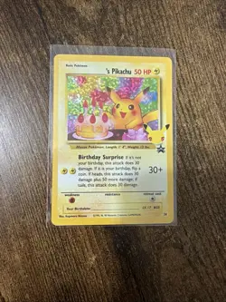 Birthday Pikachu 24 Celebrations Classic Collection Holo Pokemon - Image 1