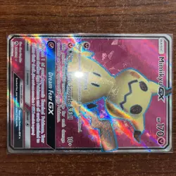 Pokemon Sun & Moon Lost Thunder Full Art Mimikyu GX 206/214 NM - Image 2