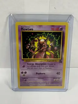 Pokemon Mewtwo 14 WOTC Black Star Promo Non Holo - Image 1