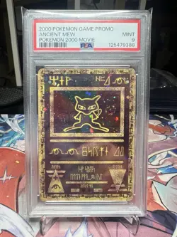 2000 Pokemon Ancient Mew Game Promo Movie with Swirl PSA MINT 9 - Image 3