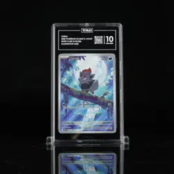 TAG 10 - ZORUA 2025 POKEMON WHT EN-WHITE FLARE ILLUSTRATION RARE #142 - Image 1