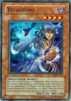 Yugioh! MP Tsukuyomi - SD6-EN011 - Common - 1st Edition Moderately Played, Engli - Image 1