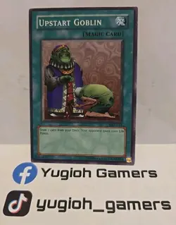YUGIOH UPSTART GOBLIN MRL-033 UNLIMITED COMMON LIGHT PLAYED - Image 1
