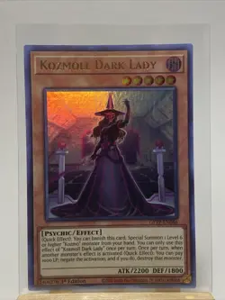 Yu-Gi-Oh! Ghosts From The Past 1st Edition Kozmoll Dark Lady GFTP-EN086 Ultra - Image 1