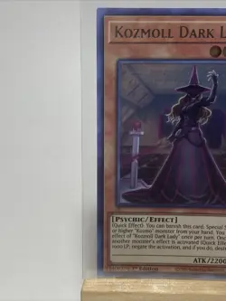 Yu-Gi-Oh! Ghosts From The Past 1st Edition Kozmoll Dark Lady GFTP-EN086 Ultra - Image 3