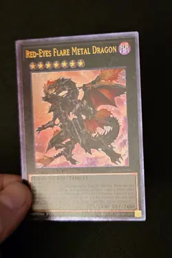 YGO Red-Eyes Flare Metal Dragon Ultimate 1st LP Clash Of Rebellion CORE-EN054 - Image 3