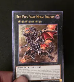 YGO Red-Eyes Flare Metal Dragon Ultimate 1st LP Clash Of Rebellion CORE-EN054 - Image 4