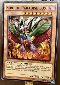 Yugioh Bird of Paradise Lost - Common - CORE-EN040 - Near Mint - Image 1