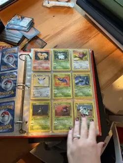 Pokemon Binder Collection Job Lot WOTC Vintage Cards Base Set ,Jungle And Fossil - Image 3