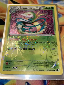 Serperior RC3/RC25 NM Legendary Treasures Radiant Collection 2013 Pokemon Card - Image 1