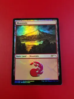 1x Mountain | FOIL 004/005 | Promo Standard Showdown | MTG Magic Cards - Image 3