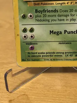 3 Card Lot Nidoqueen 23/64 Nidoran, Nidorina - Jungle, WOTC Pokemon 1999 - Image 3