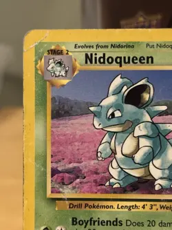 3 Card Lot Nidoqueen 23/64 Nidoran, Nidorina - Jungle, WOTC Pokemon 1999 - Image 4
