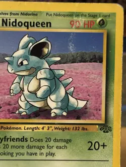 3 Card Lot Nidoqueen 23/64 Nidoran, Nidorina - Jungle, WOTC Pokemon 1999 - Image 5