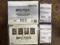 One Piece Card Game Set Sail, Stickers Store Tournament Kit 2025 Vol 4 x2 SEALED - Image 1