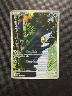 Pokemon Card 2023 151 Psyduck 175/165 Full Art Illustration Rare Hol Near Mint - Image 1