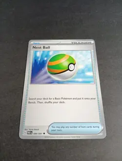 Pokemon Paldean Fates Nest Ball Uncommon Trainer Card 084/091 NM - Image 1