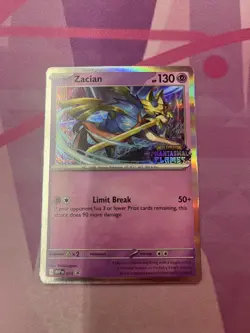 Pokemon Zacian 015 Phantasmal Flames Prerelease Stamped Promo Card Holo - Image 1