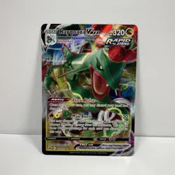 Pokemon TCG Crown Zenith Rayquaza VMAX Holo Ultra Rare Card 101/159 - Image 1