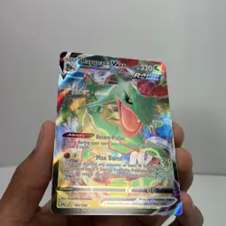 Pokemon TCG Crown Zenith Rayquaza VMAX Holo Ultra Rare Card 101/159 - Image 4