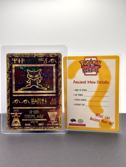 Pokemon TCG Ancient Mew Holo Card 2000 Movie Promo RARE - Image 1