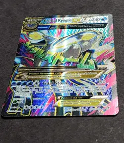 Pokemon TCG Primal Kyogre EX Full Art Holo Card 55/160 Ultra Rare - Image 2
