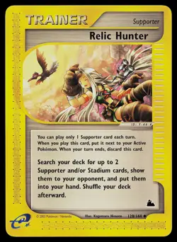 Pokemon Card - Relic Hunter Skyridge 120/144 Non Holo - Image 1