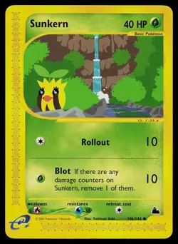 Pokemon Card - Sunkern Skyridge 106/144 Non Holo - Image 1