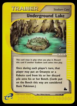 Pokemon Card - Underground Lake Skyridge 141/144 Uncommon - Image 1