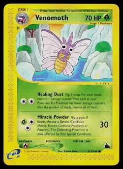 Pokemon Card - Venomoth Skyridge 111/144 Non-Holo - Image 1