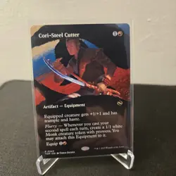 MTG Cori-Steel Cutter 343 Borderless Regular Rare Tarkir: Dragonstorm TDM - Image 1