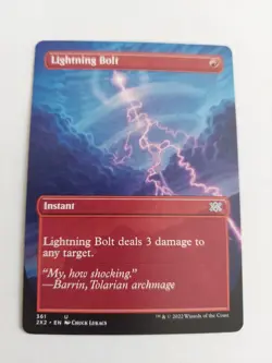 Lightning Bolt (Borderless) Double Masters 2022 Regular - Image 1