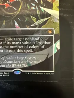 Prismatic Ending -Borderless - Special Guests - Magic the Gathering Mythic NM - Image 4
