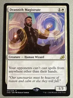 MTG / Drannith Magistrate / IKO / #11 / Regular / Rare / NM - Image 1