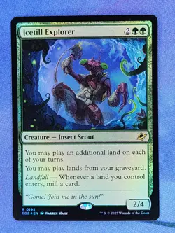 1x FOIL Icetill Explorer, NM, Edge of Eternities (EOE), Magic the Gathering, MtG - Image 1