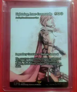 Lightning, Lone Commando (Showcase) Final Fantasy: Through the Ages Regular - Image 1