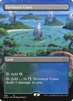 Yavimaya Coast Borderless R Foil #382 | DMU Dominaria United | MTG - Image 1