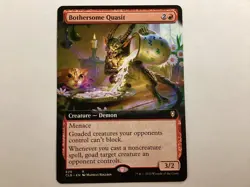 MTG CL Battle For Baldur’s Gate BOTHERSOME QUASIT Extended Art NM (BIN) - Image 1