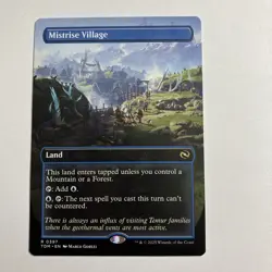 Mistrise Village (Borderless) Tarkir: Dragonstorm Regular - Image 1