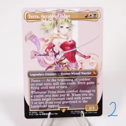 Terra, Herald of Hope Borderless 204 FIC MTG NM Regular See Video - Image 3