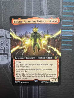 Electro, Assaulting Battery Marvel's Spider-Man Extended Art Rare - Image 1