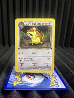 Dark Raticate 51/82 - 1st Edition Team Rocket - WOTC Pokemon Card LP - Image 1
