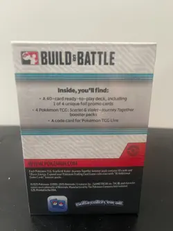 POKEMON SCARLET & VIOLET SV09 JOURNEY TOGETHER BUILD & BATTLE BOX SEALED + PROMO - Image 3