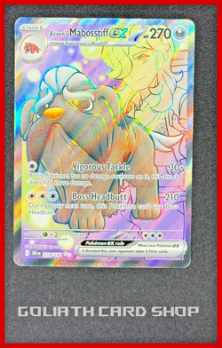 Arven's Mabosstiff ex 218/182 - Sv10: Destined Rivals Pokemon TCG - NM - Image 1