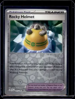 Rocky Helmet SV01: Scarlet & Violet Base Set Pokemon 193/198 Reverse Holo NM+ - Image 1