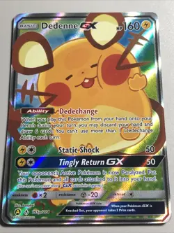 Dedenne GX 195A/214 Alternate Art Holo Unbroken Bonds LP Pokemon (Check Pics) - Image 2