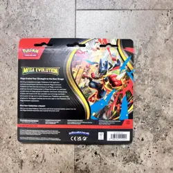 Pokemon TCG Mega Evolutions Triple Blister Golduck New & Sealed - Image 4